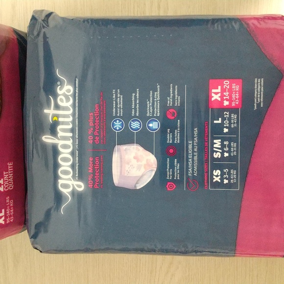 Sealed in bag Disposable nighttime underwear/ Bed wetting underwear - Picture 5 of 5